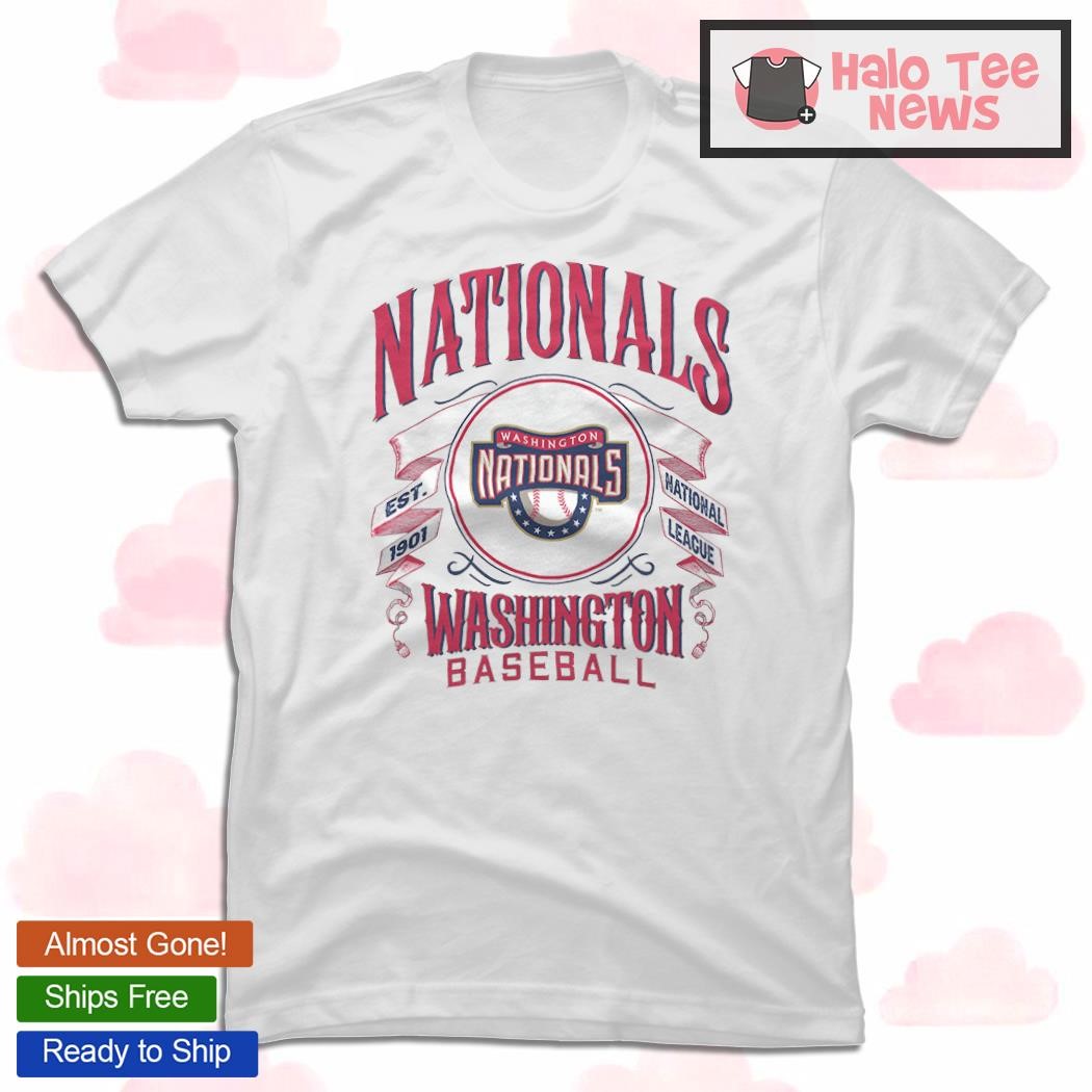 Washington Nationals baseball est. 1901 national league logo shirt, hoodie,  sweater, long sleeve and tank top