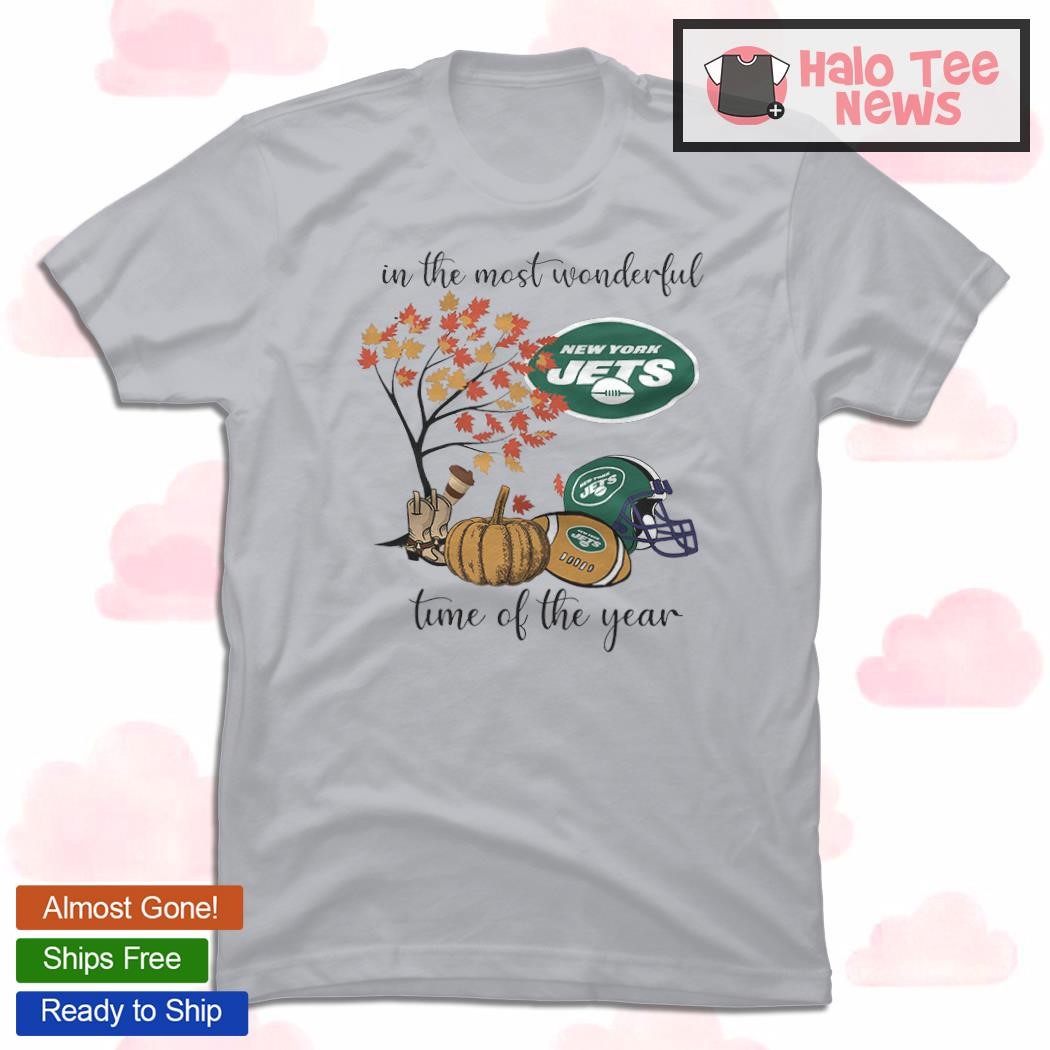 Design in The Most Wonderful Time Of The Year New York Jets Shirt, hoodie,  sweater, long sleeve and tank top