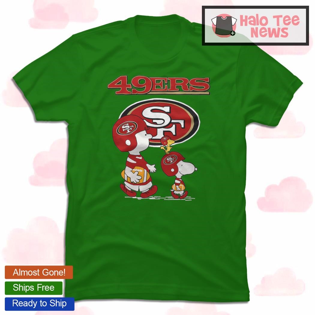 San Francisco 49ers Snoopy and Charlie Brown Peanuts shirt, hoodie,  sweater, long sleeve and tank top